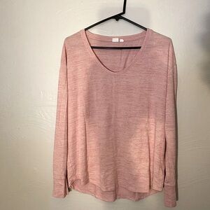 Gap long sleeve light pink - medium